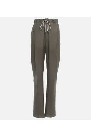 Maison Margiela Pantaloni in lana a gamba larga