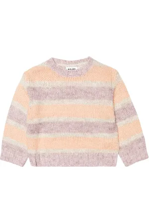 Molo Pullover Gertina in misto alpaca a righe