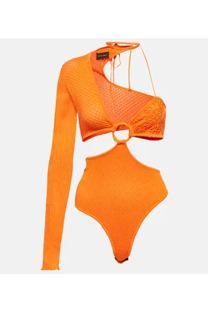Roberta Einer Body Legato asimmetrico in misto cotone