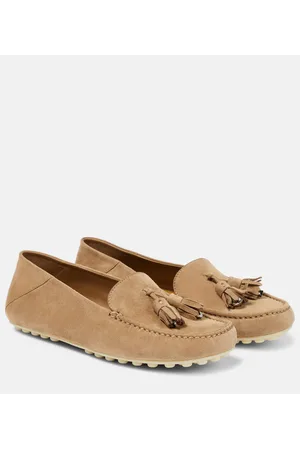 Loro Piana Mocassini Dot Sole in suede