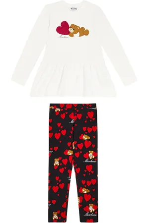 Moschino Abito e leggings in misto cotone