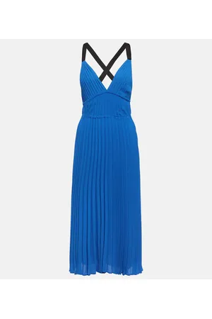 Proenza Schouler White Label - Abito lungo Broomstick a pieghe
