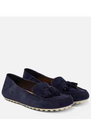 Loro Piana Mocassini Dot Sole in suede