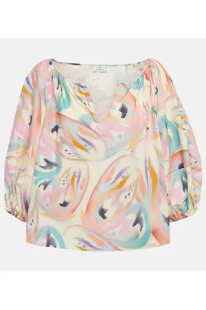 Etro Blusa oversize con stampa