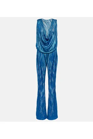 Missoni Jumpsuit in jacquard con collo ad anello