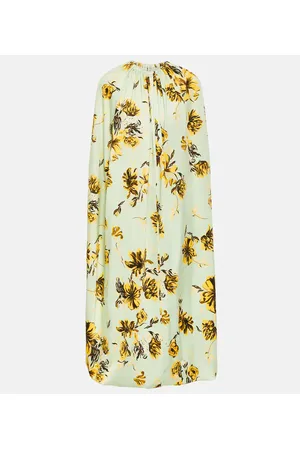 Jil Sander Abito midi con stampa