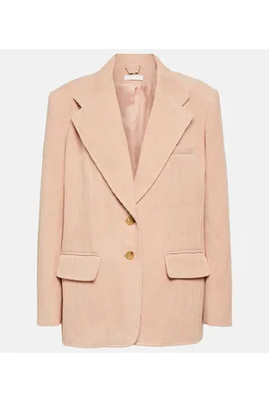 Chloé Chloé Blazer monopetto in velluto di cotone a coste