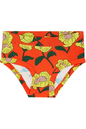 Mini Rodini Shorts mare Flowers a vita alta