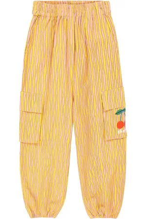 Jelly Mallow Pantaloni cargo in cotone con stampa