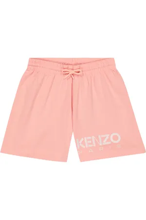 Kenzo Shorts in jersey di cotone con logo