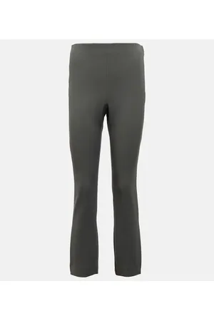 Vince Pantaloni in misto cotone a vita alta