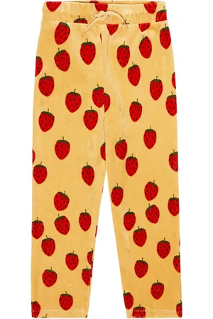 Mini Rodini Pantaloni sportivi in velluto