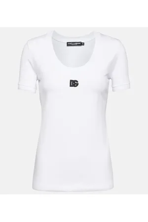 Dolce & Gabbana T-shirt in jersey di misto cotone