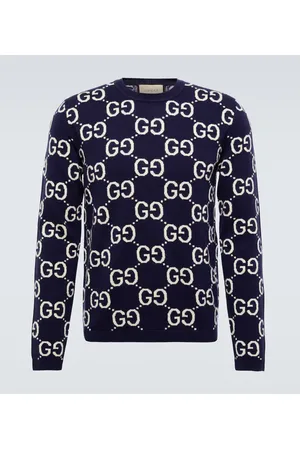 Gucci Pullover in jacquard di lana GG
