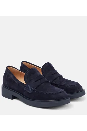 Gianvito Rossi Mocassini Harris in suede