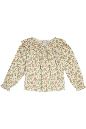 The New Society Blusa Indiana Olivia in mussola di cotone