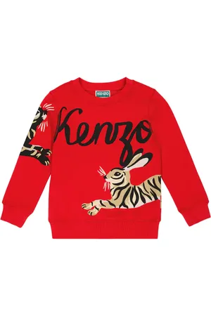 Kenzo Felpa in cotone con stampa
