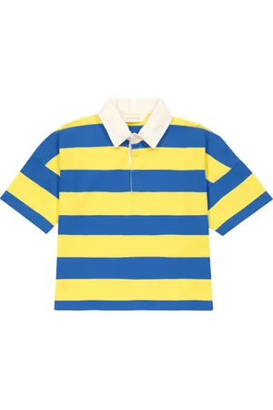 Palm Angels Polo a righe in cotone