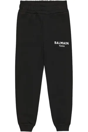 Balmain Pantaloni sportivi in cotone con logo