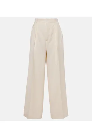 WARDROBE.NYC Pantaloni in lana a vita alta