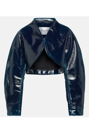 Alaïa Alaïa Giacca cropped in misto lana