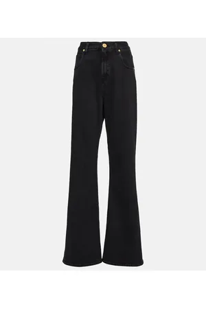 Balmain Jeans flared a vita alta