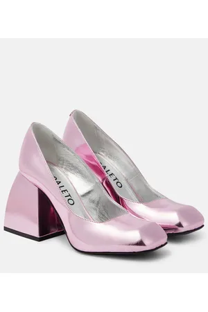 NODALETO Pumps Bulla Air 90 in pelle metallizzata