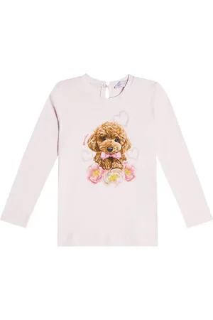 MONNALISA Top in jersey di cotone con stampa