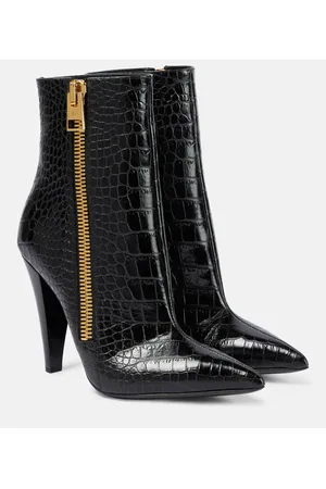 Tom Ford Stivaletti in pelle stampata