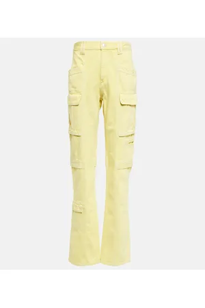 Isabel Marant Jeans cargo Vokayo a gamba dritta