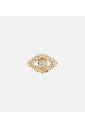 Sydney Evan Orecchino singolo Evil Eye in 14kt con diamanti