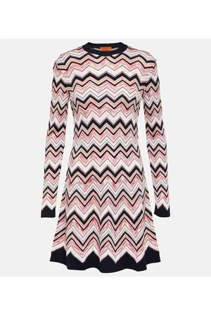 Missoni Miniabito in misto lana a zig-zag