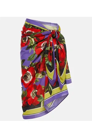 Dolce & Gabbana Pareo in cotone con stampa
