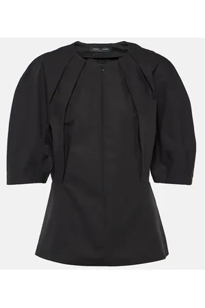 Proenza Schouler Top Georgia in popeline di cotone