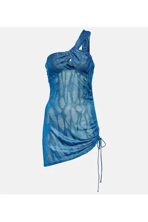 Missoni Copricostume monospalla in jacquard