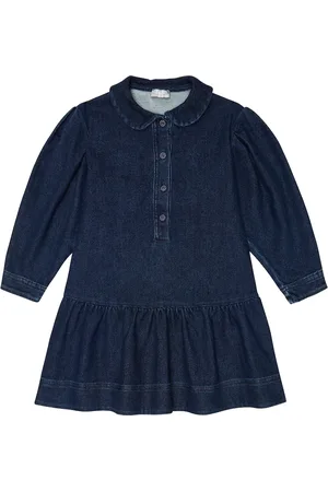 Il gufo Abito in denim di misto cotone