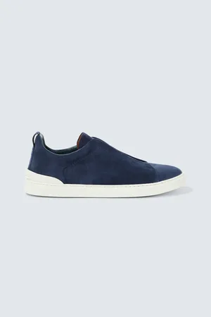 Ermenegildo Zegna Sneakers Triple Stitch in suede
