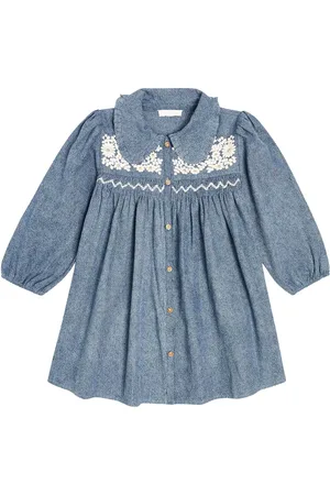Louise Misha Abito Marlotta in cotone con ricamo