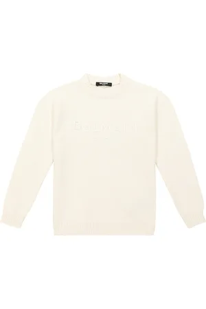 Balmain Pullover in cashmere, seta e lana