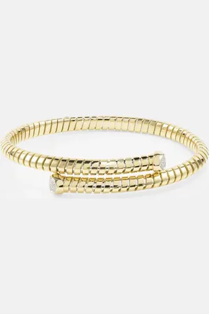 Marina B Bracciale Trisolina Bypass in 18kt con diamanti