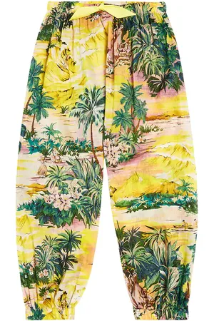 ZIMMERMANN Pantaloni Alight in cotone con stampa