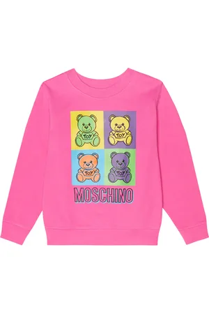 Moschino Felpa in misto cotone con stampa