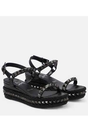 Christian Louboutin Espadrillas Pyraclou in pelle