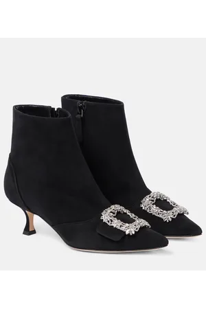 Manolo Blahnik Stivaletti Baylow in suede