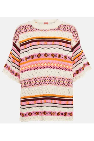 Kenzo Pullover in jacquard di misto cotone