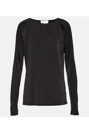 Victoria Beckham Top con cut-out e balze