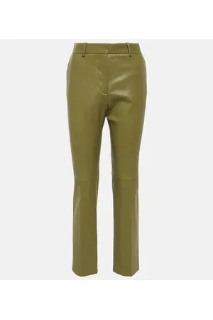 Joseph Pantaloni regular Coleman in pelle