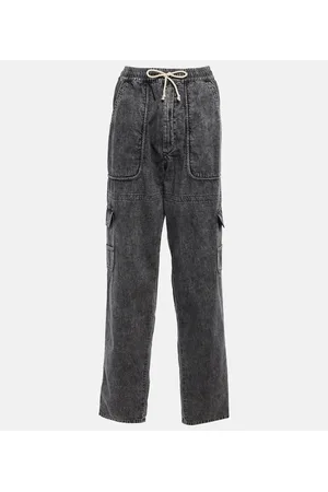 Marant Etoile Pantaloni Viamao di cotone a vita alta