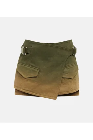 DION LEE Minigonna di jeans a portafoglio