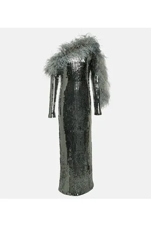 ‎Taller Marmo‎ Abito lungo Garbo Disco con paillettes